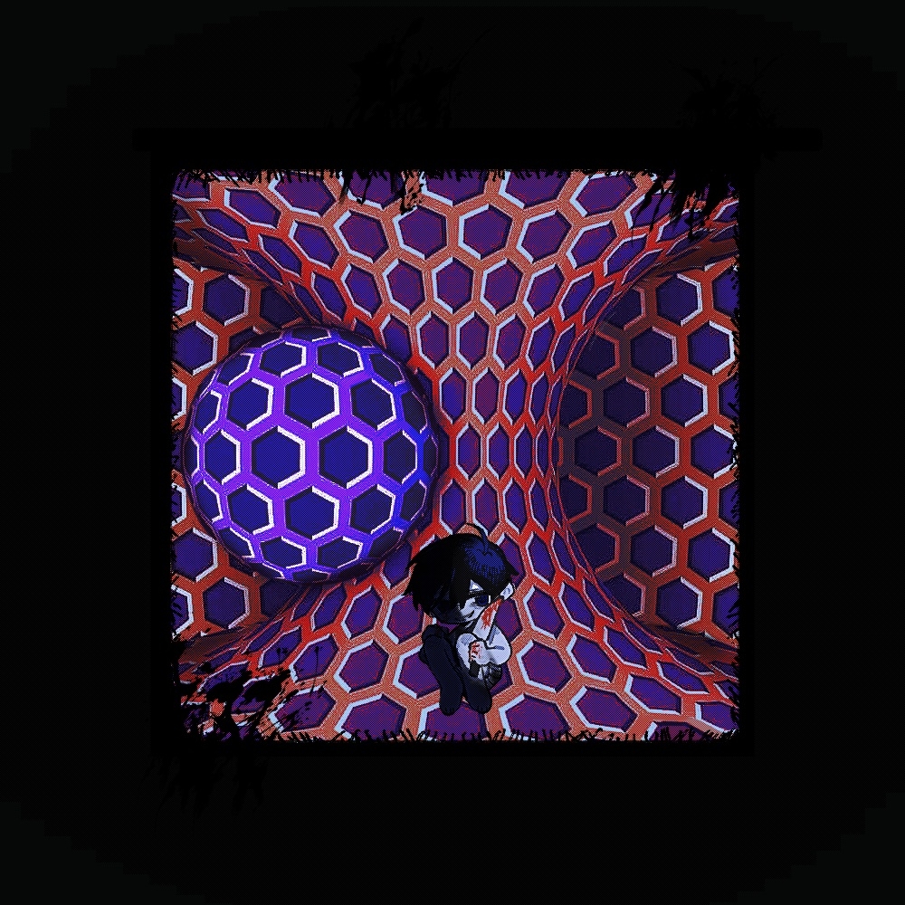 1boy, antenna_hair, black_eyes, black_hair, black_socks, blood, bloody_knife, chibi