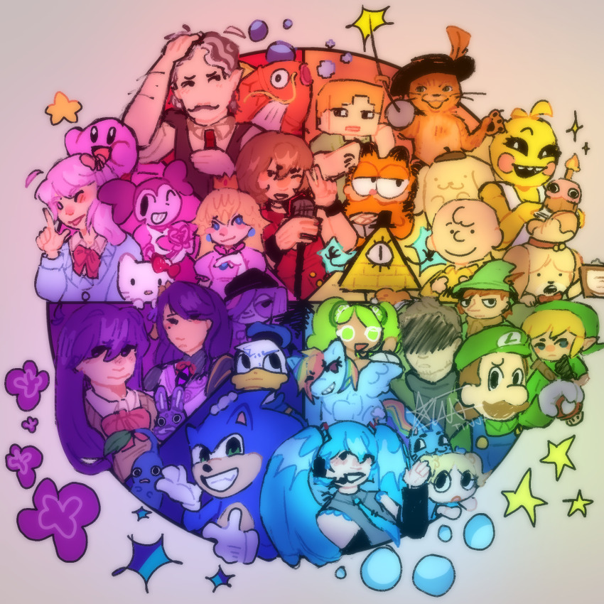 6+boys, 6+girls, alex_(minecraft), animal_crossing, bill_cipher, bubble, bubbles_(ppg), character_request