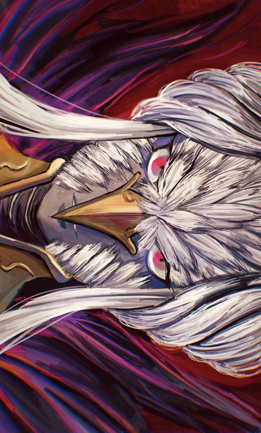 angry, beak, bird_girl, edelgard_von_hresvelg, edelgard_von_hresvelg_(hegemon), edelgard_von_hresvelg_(timeskip), feathers, fire_emblem