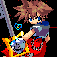 1boy, bad_id, blue_eyes, brown_hair, chain, closed_mouth, commentary_request, fingerless_gloves