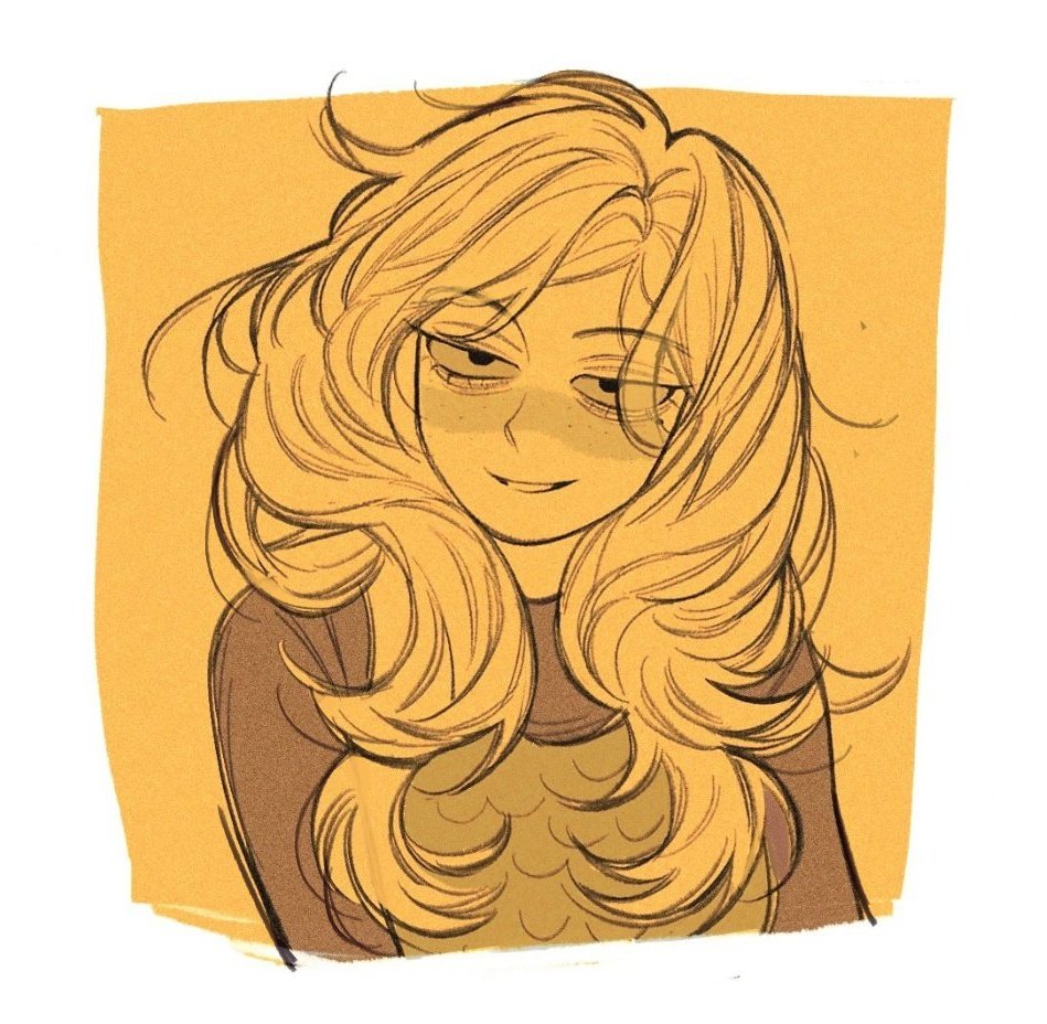 1girl, amphibia, armor, commentary, hair_down, lifeisassholee, long_hair, mole