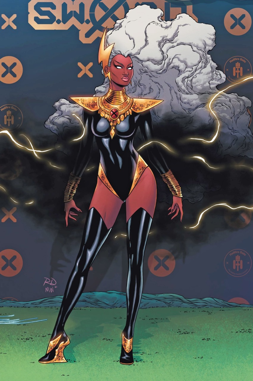 1girl, absurdres, armor, artist_collaboration, big_hair, black_boots, black_leotard, boots