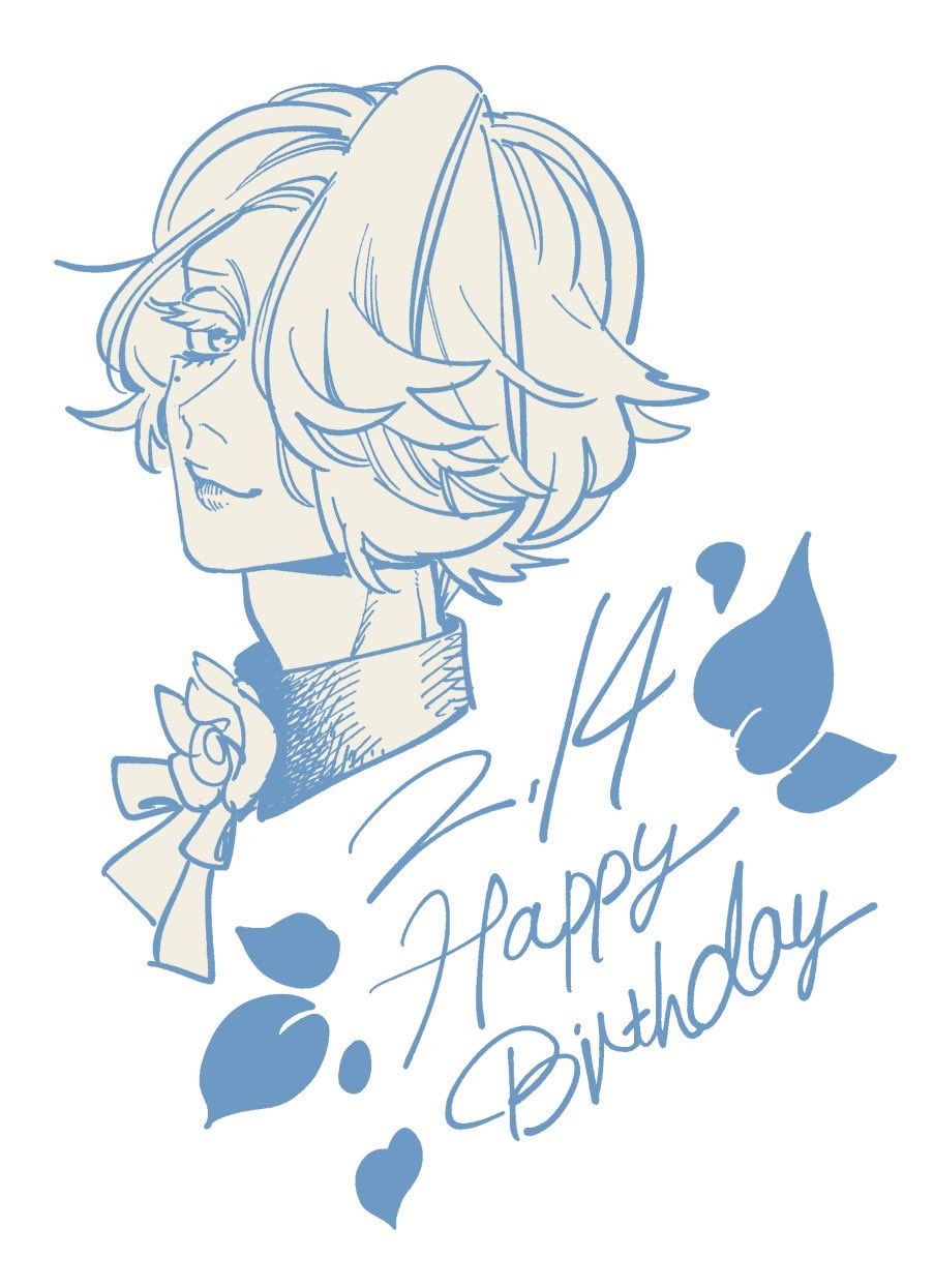 1boy, aimoto_shou_(artist), closed_mouth, dated, eyelashes, hair_over_one_eye, happy_birthday, highres