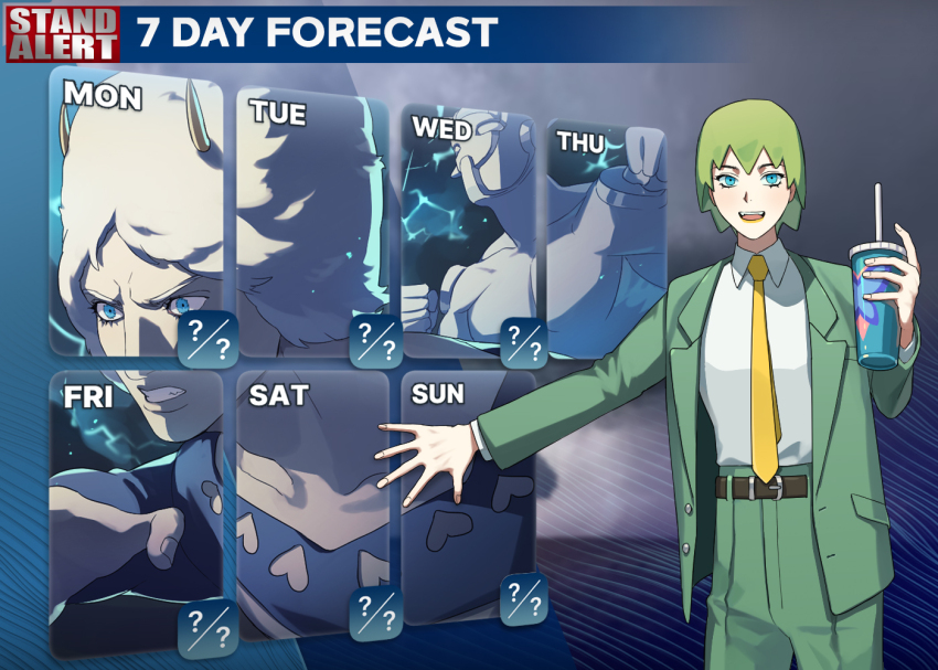 1boy, 1girl, alternate_costume, belt, blue_eyes, clenched_teeth, clothing_cutout, collared_shirt