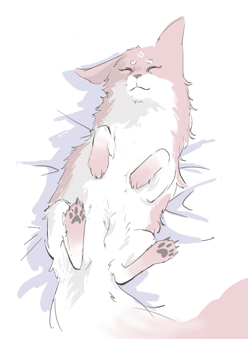 52hzdelonely, absurdres, chinese_commentary, closed_eyes, closed_mouth, commentary_request, fox, fox_girl