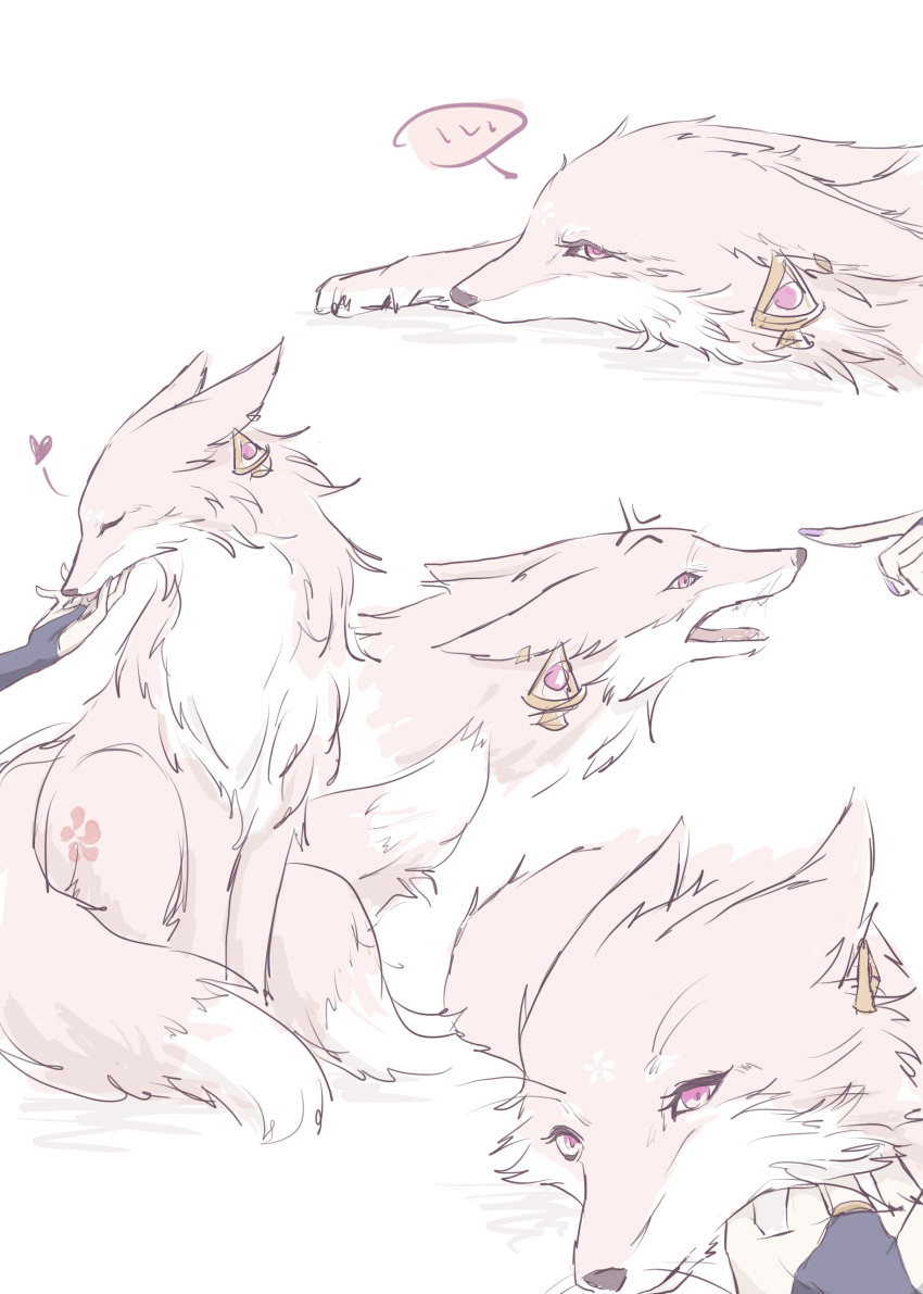 1girl, 52hzdelonely, absurdres, anger_vein, angry, animal_ear_piercing, bridal_gauntlets, chinese_commentary