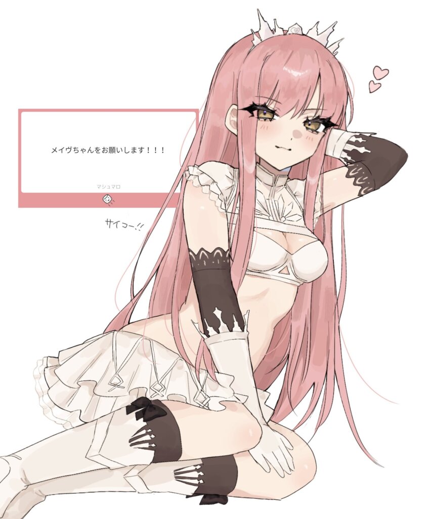 1girl, blush, breasts, cleavage, clothing_cutout, elbow_gloves, fate/grand_order, fate_(series)