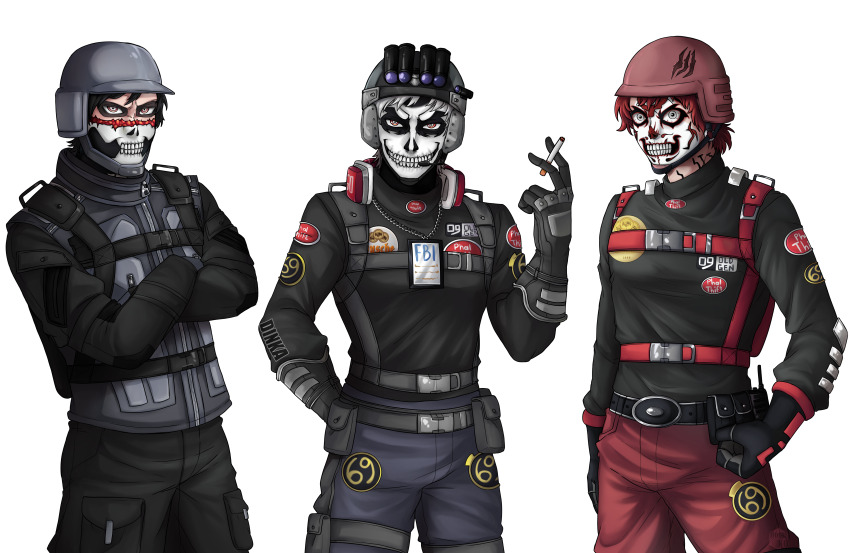 alien, devon_cassey, kalinocs, killer_hunts_killer, kyle_raycer, red_colter, skull, zarcord