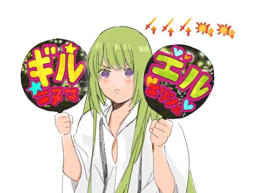 1other, 7luna, androgynous, commentary_request, enkidu_(fate), fate/grand_order, fate_(series), grey_hair