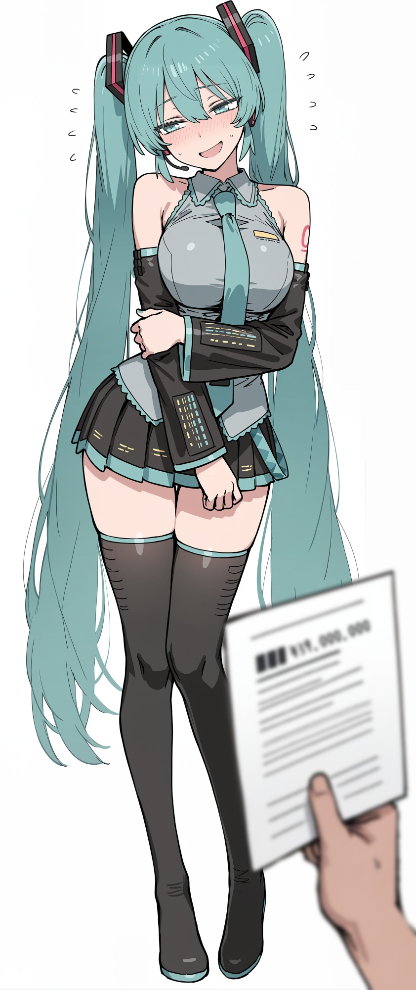 37bannai, commentary_request, hatsune_miku, highres, tagme