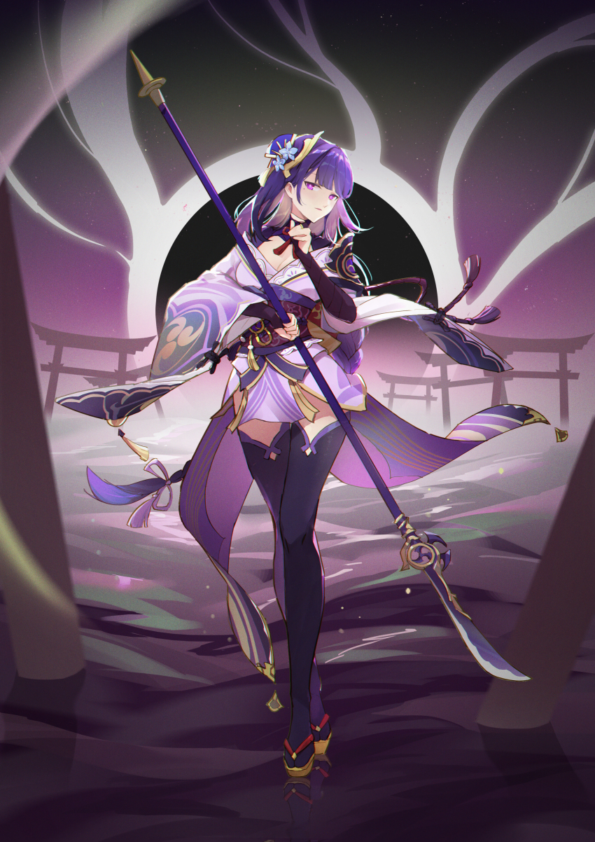 1girl, abstract_background, absurdres, armor, blunt_bangs, braid, breasts, bridal_gauntlets