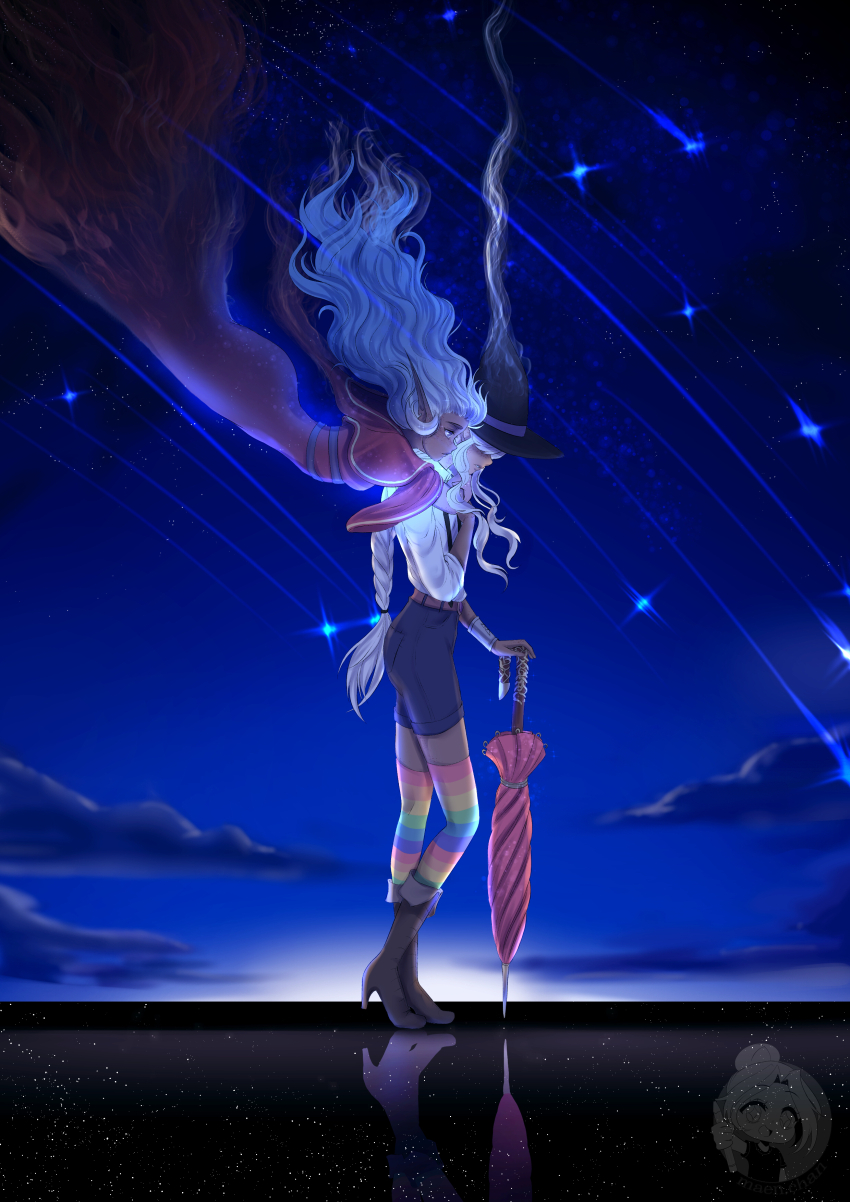 1boy, 1girl, absurdres, androgynous, boots, commentary, dark-skinned_female, dark-skinned_male