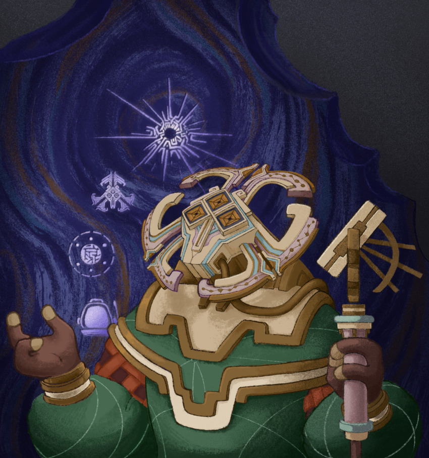 1girl, alien, commentary, english_commentary, extra_eyes, fewer_digits, fingerless_gloves, gloves