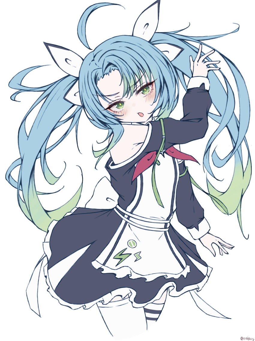 1006kbps, 1girl, absurdres, ahoge, azur_lane, blue_hair, blush, commentary