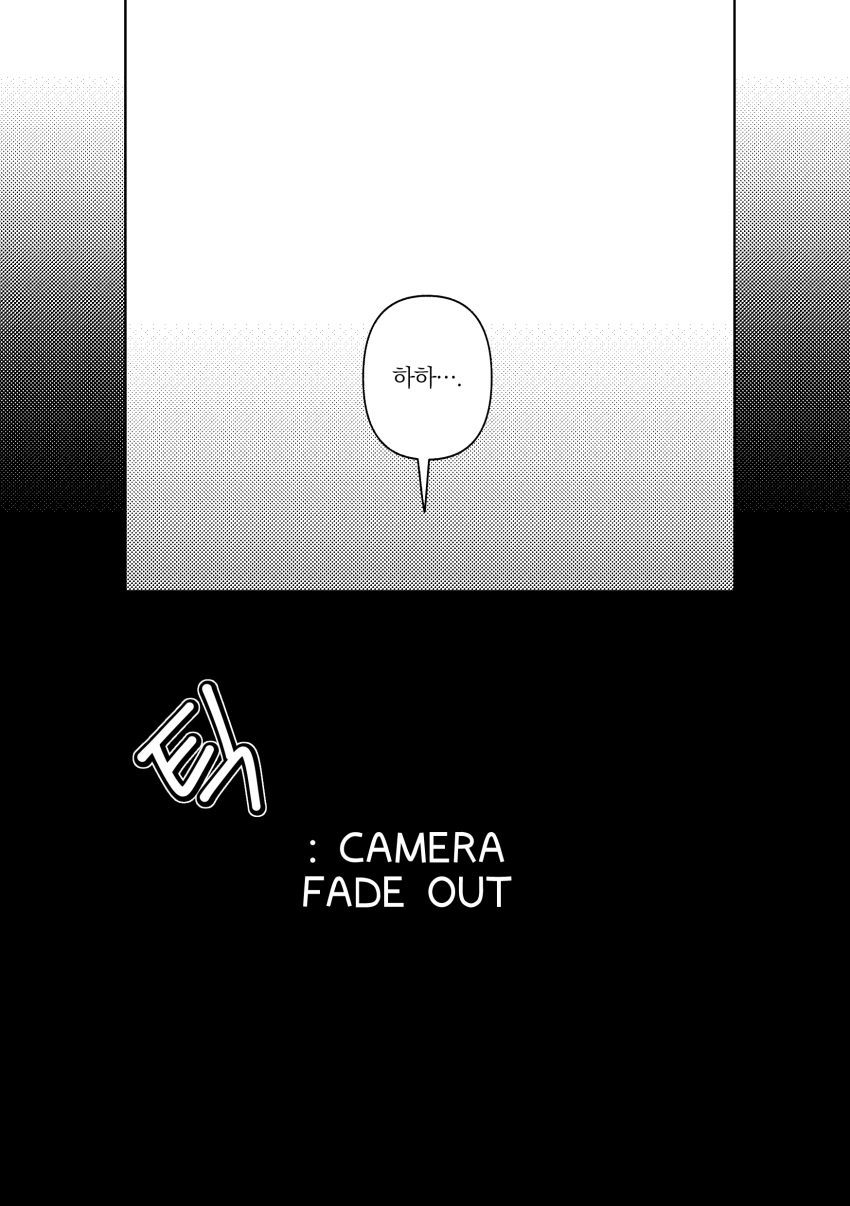 absurdres, commentary, english_text, fade_to_black, gradient_background, greyscale, highres, kiruzzy