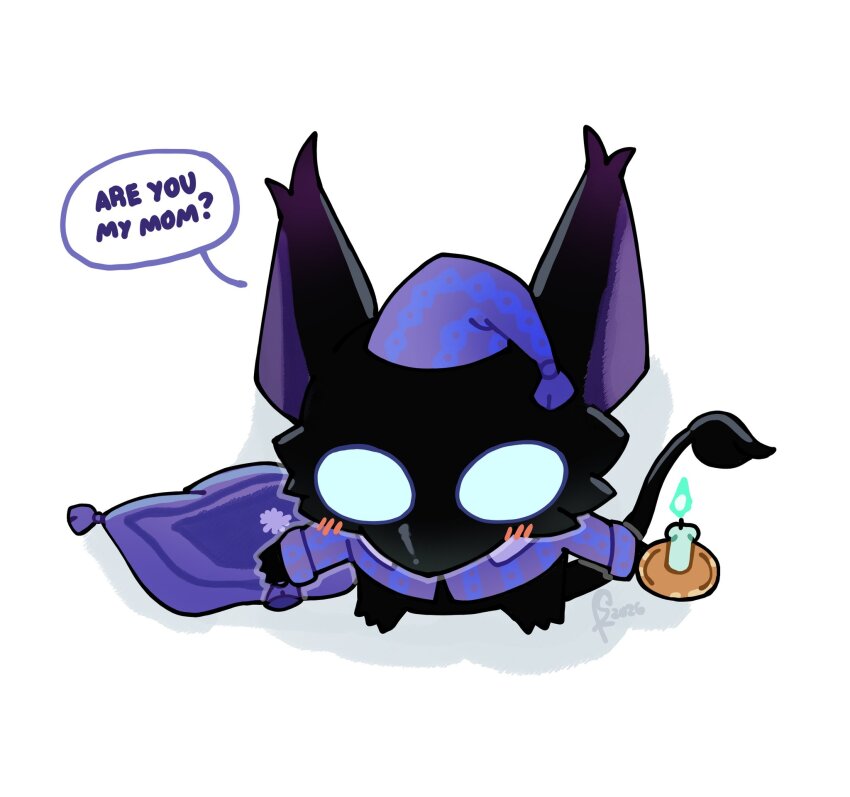 1boy, blush, candlestand, chibi, chibi_only, commentary, dated, deadlock_(game)