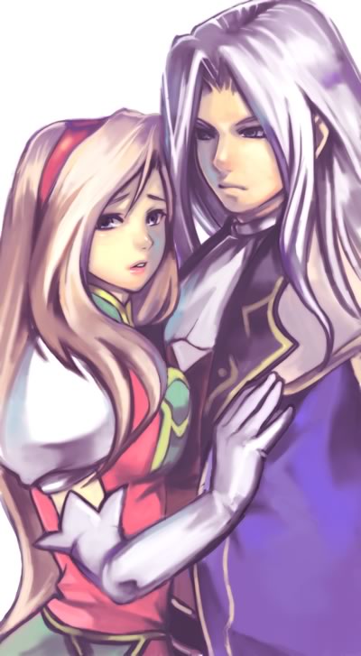 1boy, 1girl, altaecia_valeria, ascot, bad_id, bad_pixiv_id, bishounen, blonde_hair