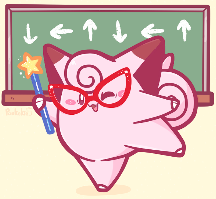 :3, :d, animal_focus, arm_up, arrow_(symbol), artist_name, blush_stickers, chalkboard