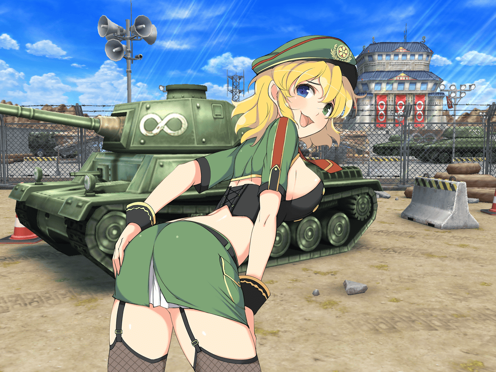 1girl, :3, ass, barbed_wire, barricade, belt, black_belt, black_corset