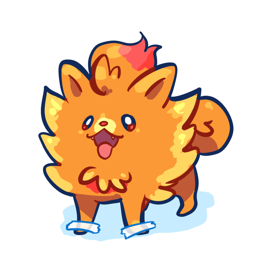 animal, bound, bound_legs, commentary, commission, english_commentary, fluffy, highres