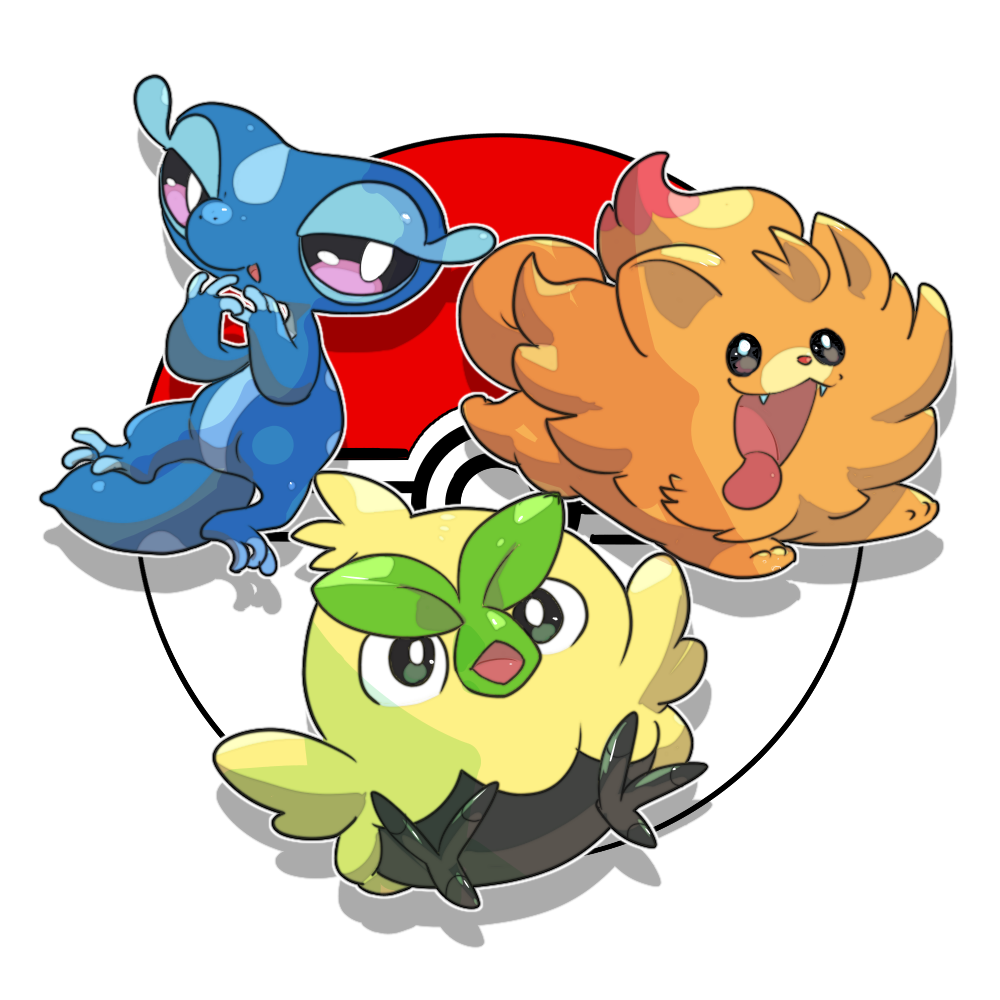 bright_pupils, browt, commentary_request, fangs, gecqua, gen_10_pokemon, hands_up, nintendo