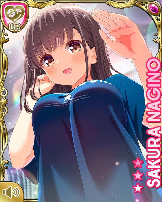 1girl, :d, bare_leg, barefoot, bed, bedroom, blue_shirt, breasts