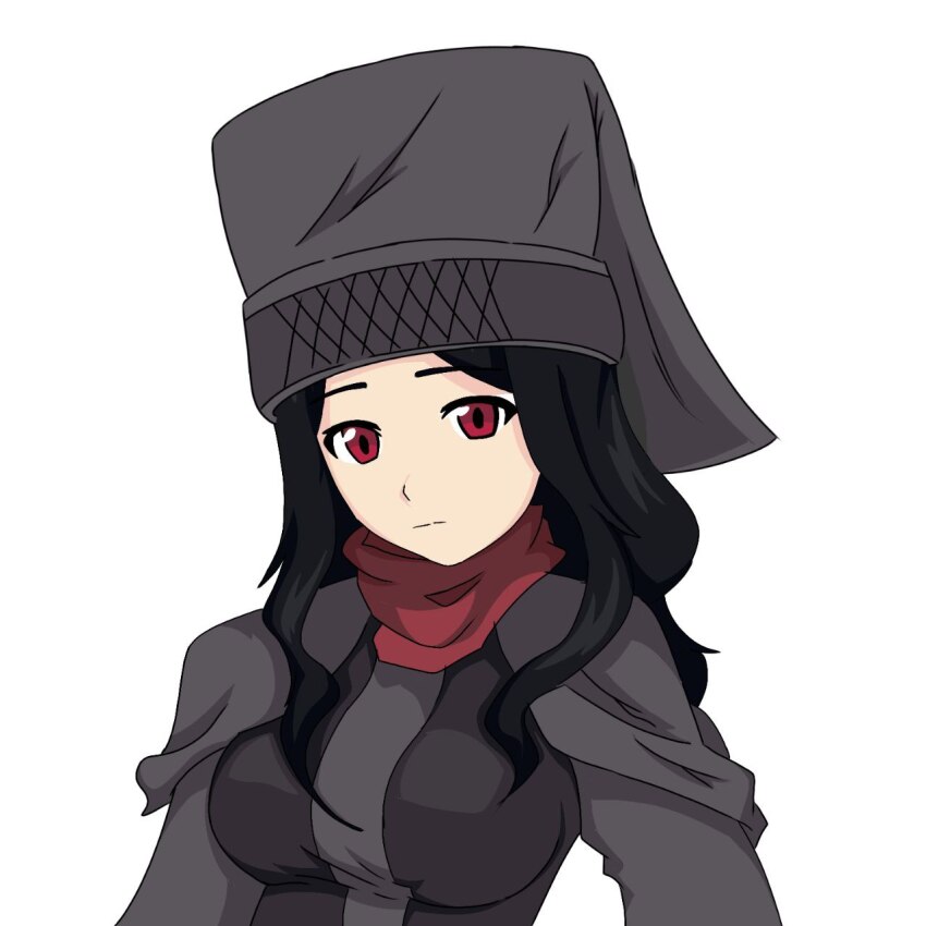 1girl, black_hair, bosporus_(girls_und_panzer), commentary, girls_und_panzer, headdress, highres, ivan_(2213432)