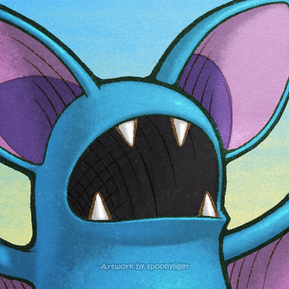 artist_name, fangs, gen_1_pokemon, nintendo, no_humans, open_mouth, pokemon, pokemon_(creature)