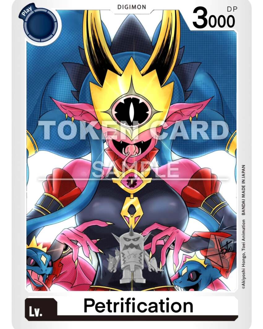 crown, digimon, digimon_(creature), digimon_card_game, j.ibito, mask, medusamon, omekamon