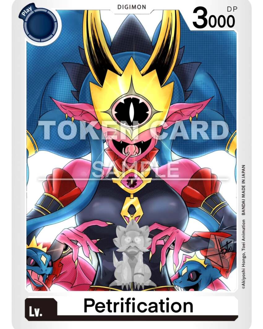 crown, digimon, digimon_(creature), digimon_card_game, gammamon, j.ibito, mask, medusamon