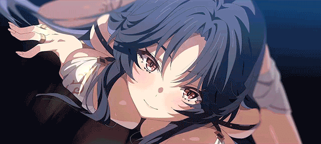 1girl, against_glass, animated, animated_gif, black_hair, breast_press, breasts, breasts_on_glass, curvy, game_cg, gigantic_breasts, highres, huge_breasts, jewelry, large_breasts, long_hair, lost_sword:_tales_of_britania, nesha_(lost_sword), official_art, presenting_breasts, red_eyes, solo, tagme, thighs, third-party_source, wide_hips