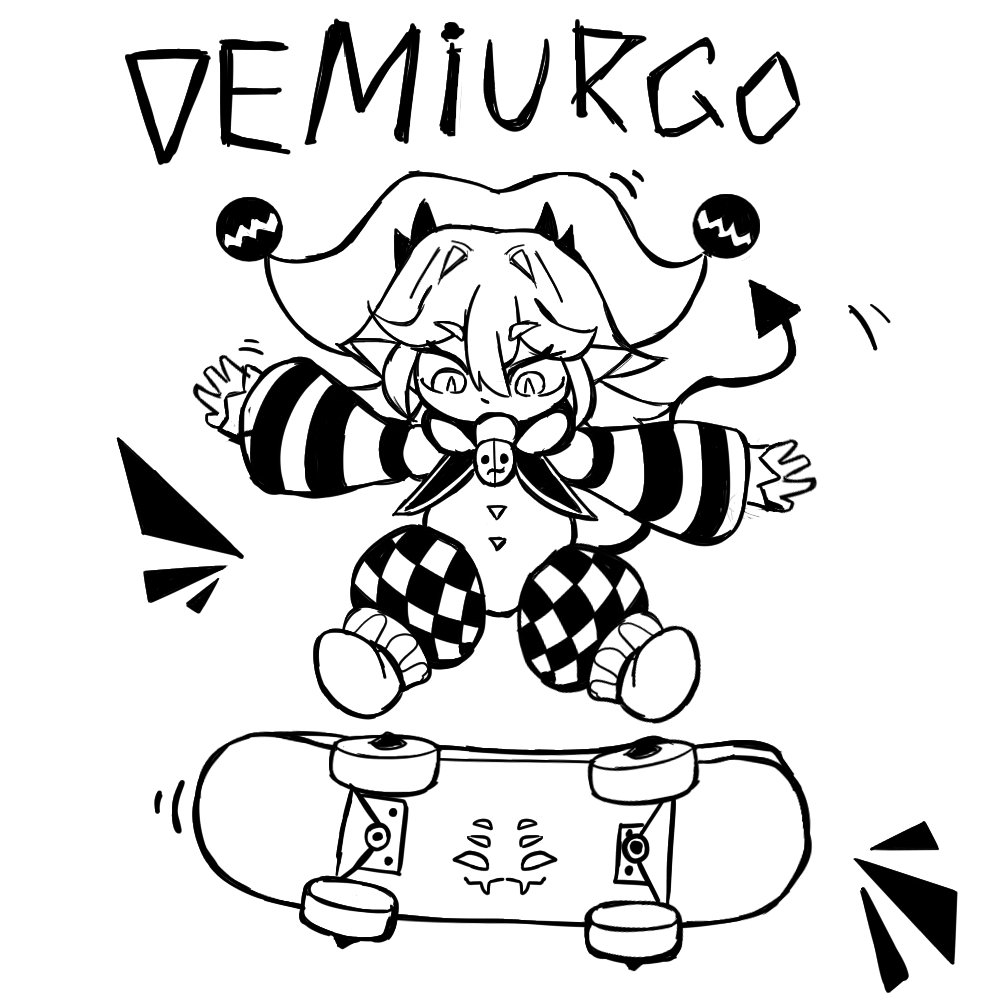 character_name, detached_sleeves, hat, indie_virtual_youtuber, jester_cap, leotard, mask, monochrome