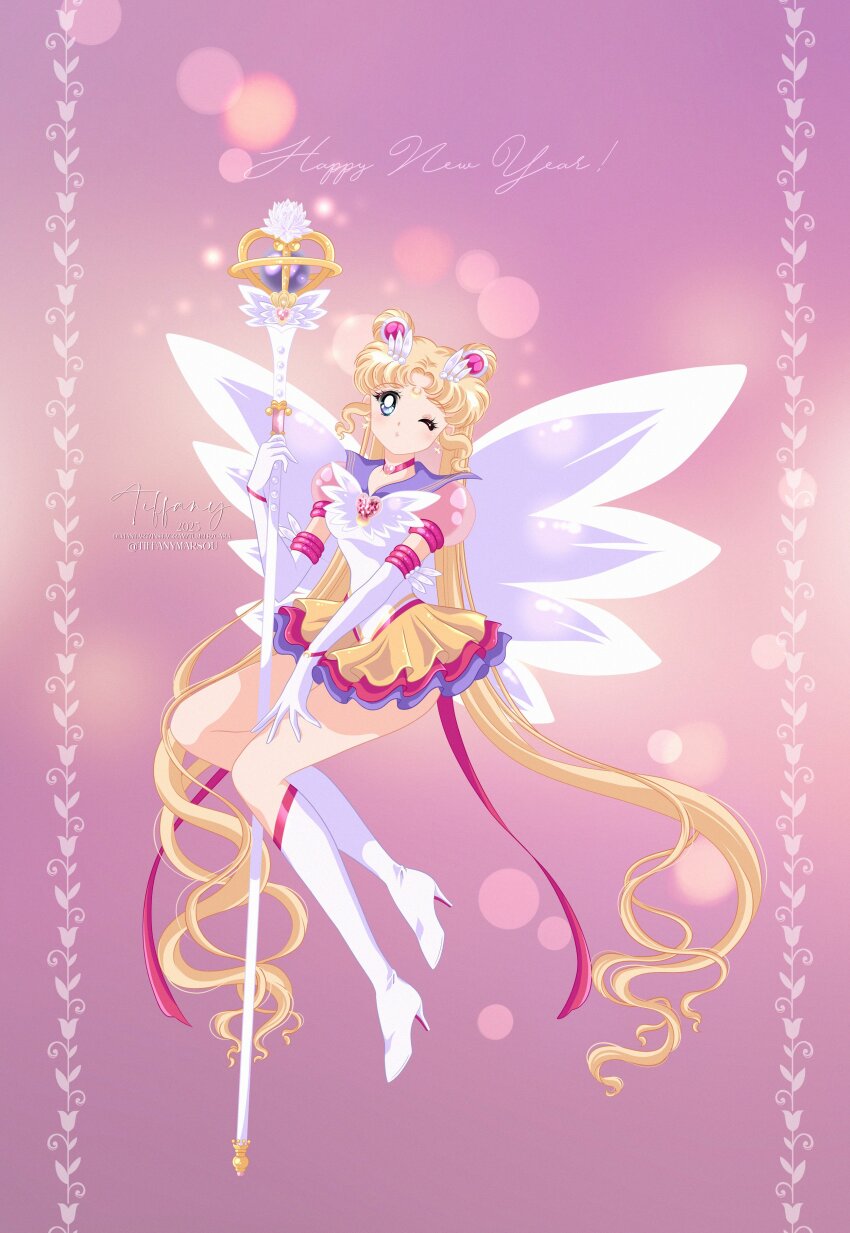 1girl, absurdres, bishoujo_senshi_sailor_moon, bishoujo_senshi_sailor_moon_stars, blonde_hair, blue_eyes, blue_sailor_collar, boots