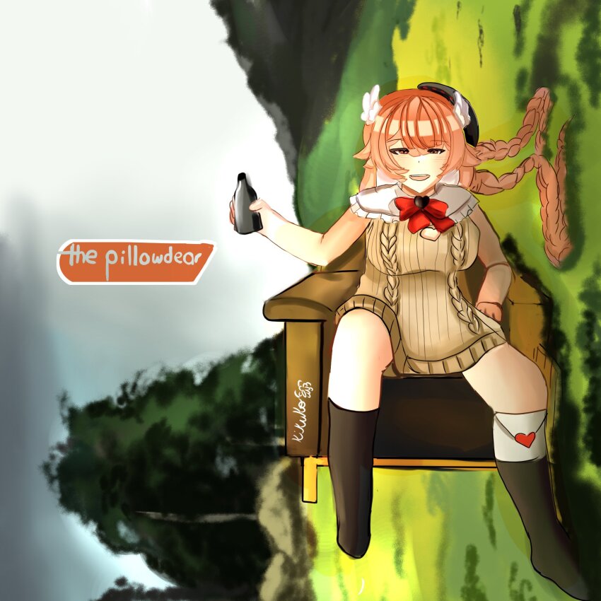 album_cover, commentary, cover, english_commentary, happy_bivouac, highres, indie_virtual_youtuber, kikukoshiro, pillowdear, the_pillows, virtual_youtuber