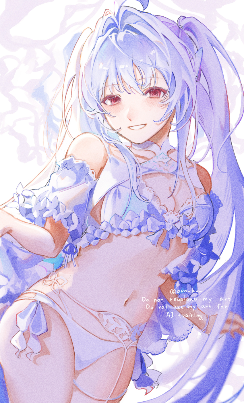 1girl, absurdres, ahoge, bikini, breasts, commentary_request, fate/grand_order, fate_(series)