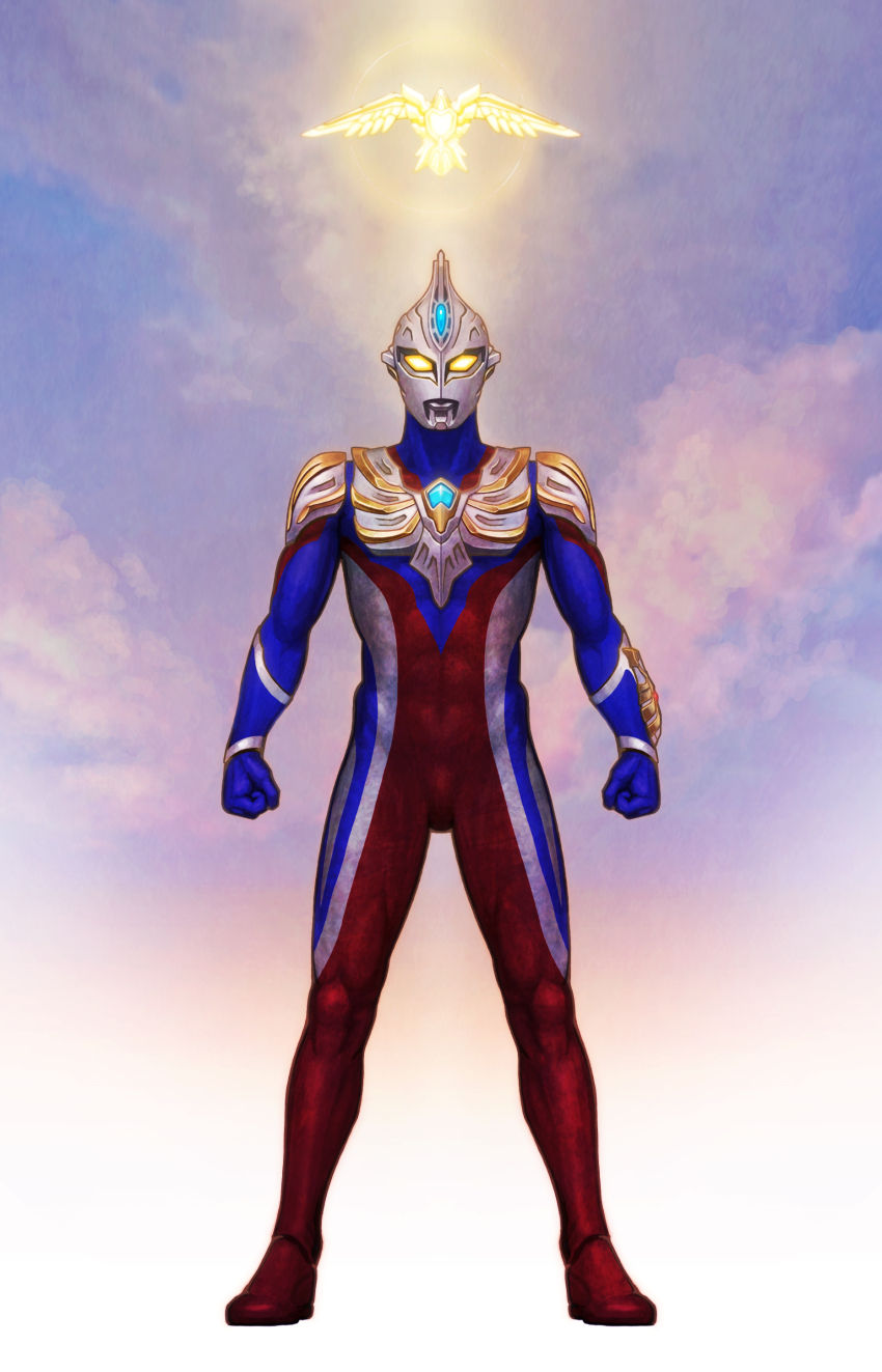 1boy, abs, absurdres, alien, alternate_design, arm_guards, armor, blue_gem