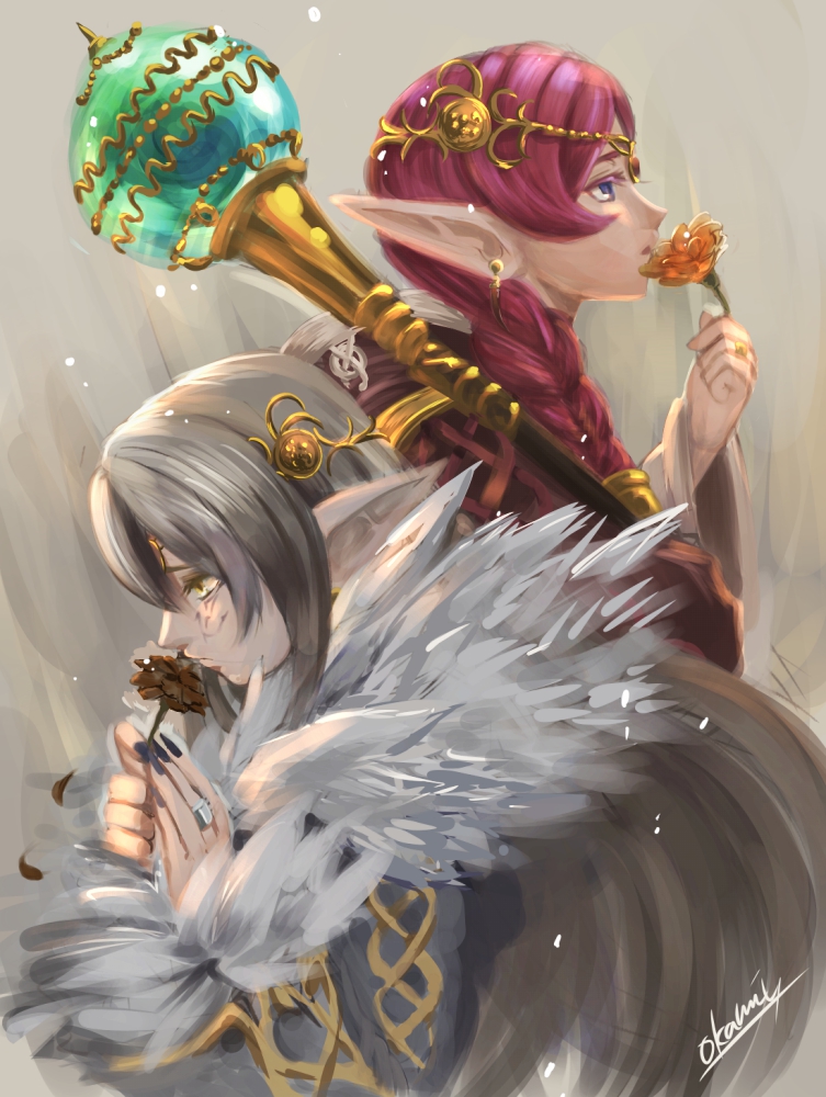 1girl, artist_name, black_dress, blue_eyes, blue_nails, braid, circlet, closed_mouth