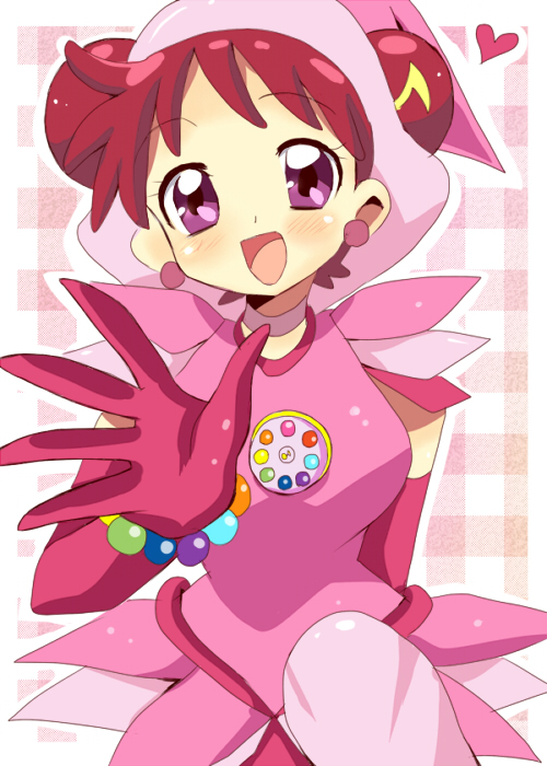 artist_request, blush, child, harukaze_doremi, hat, heart, ojamajo_doremi, ojamajo_doremi_16