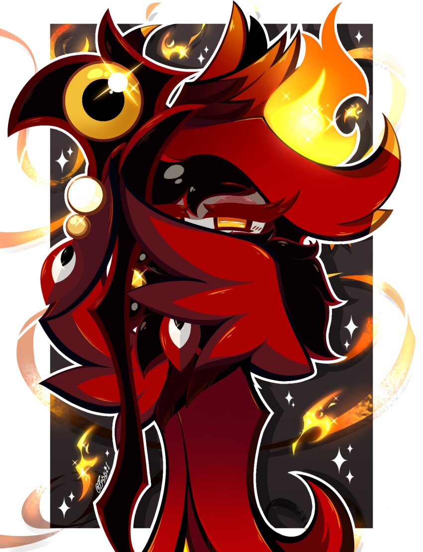 1girl, black_hair, cloak, colored_eyelashes, colored_skin, cookie_run, cookie_run:_ovenbreak, crowberry_cookie