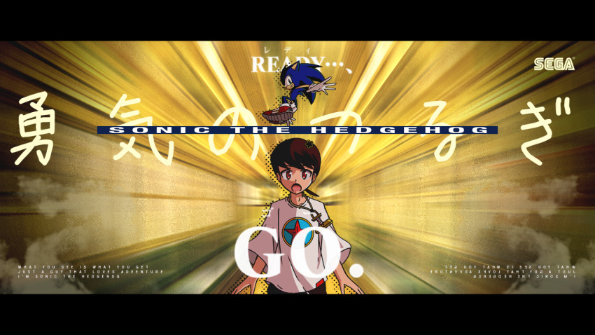 2boys, brown_hair, copyright_logo, furry, furry_male, gloves, green_eyes, letterboxed