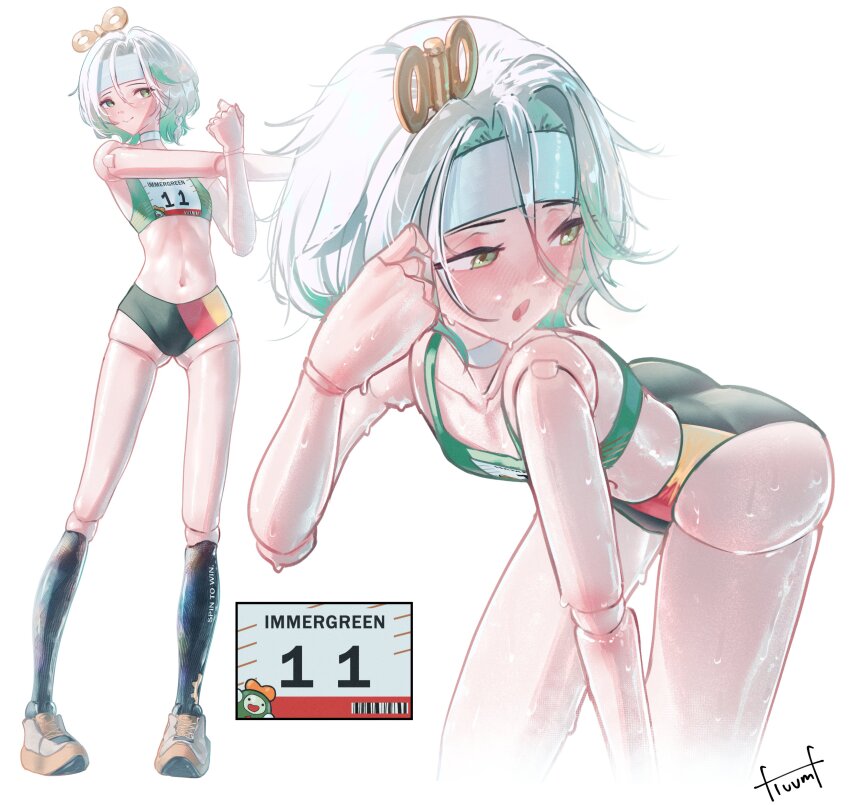 1girl, absurdres, alternate_costume, ass, black_buruma, black_socks, blush, buruma