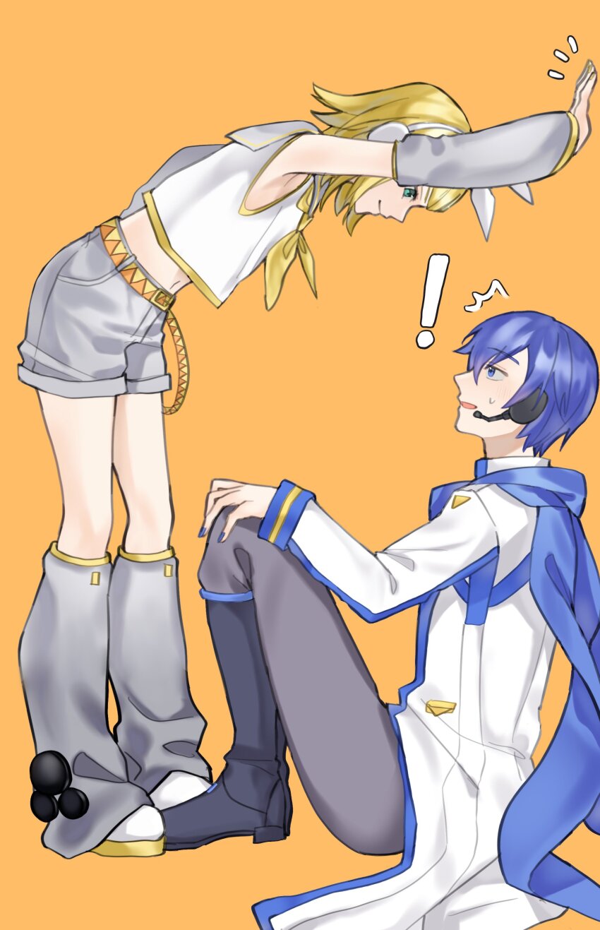 !, 1boy, 1girl, 6_chair, ^^^, absurdres, aqua_eyes, assertive_female