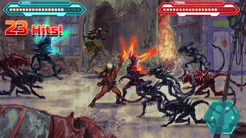 1girl, alien, alien_(series), alien_vs._predator, arm_blade, armor, bifurcated_jaw, bow