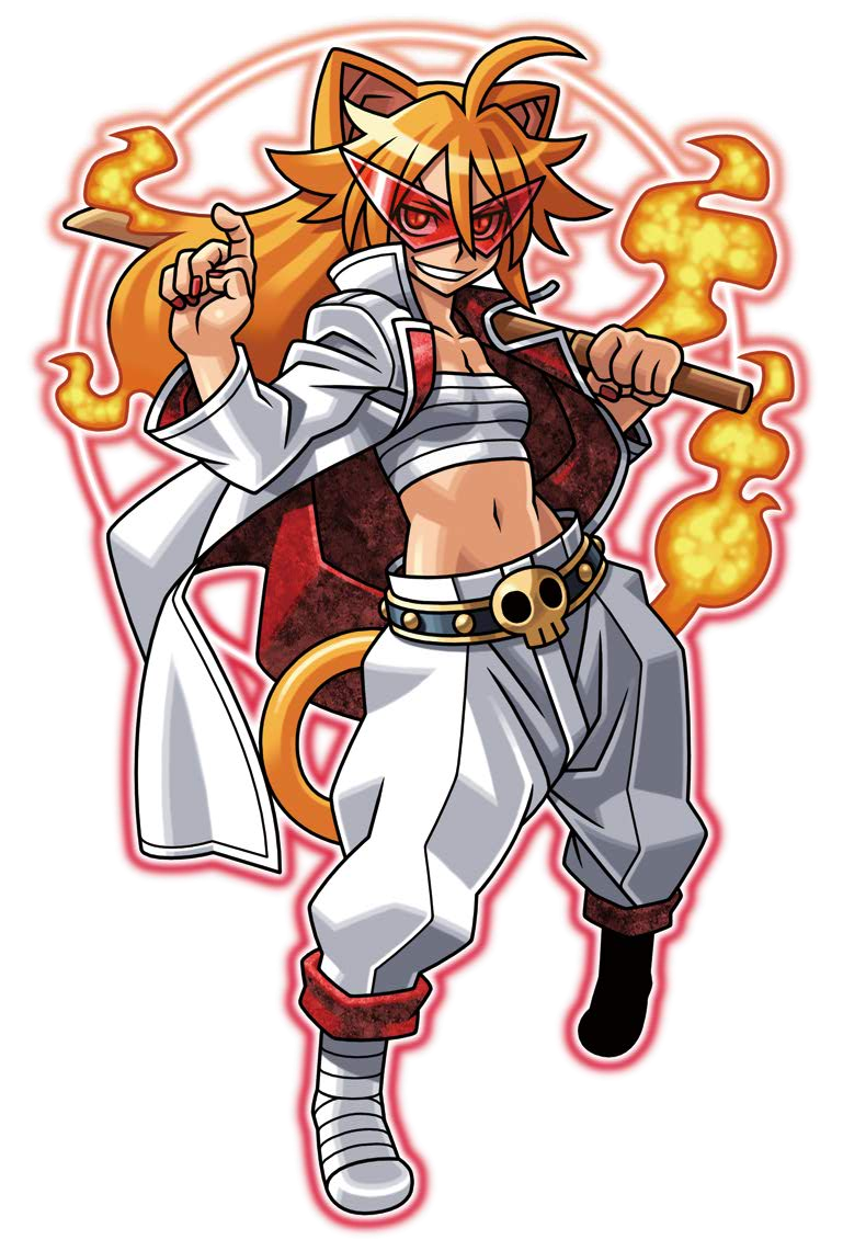 1girl, ahoge, animal_ears, bandaged_leg, bandages, belt, bokken, breasts