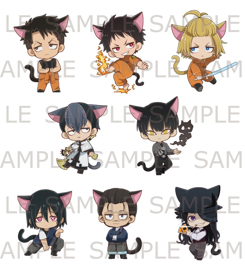 absurdres, akitaru_oubi, animal_ears, arthur_boyle, bandaged_neck, bandages, belt, black_belt