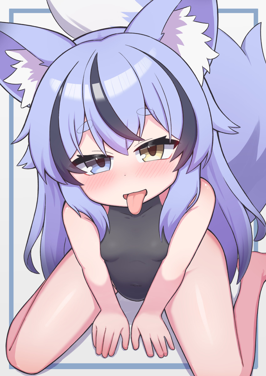 1girl, absurdres, animal_ear_fluff, animal_ears, borrowed_character, breasts, fox_ears, fox_girl