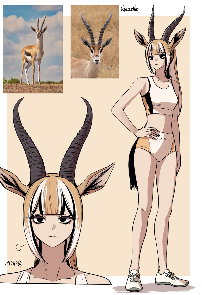 1girl, absurdres, animal_ears, bare_shoulders, black_eyes, black_hair, blunt_bangs, brown_hair