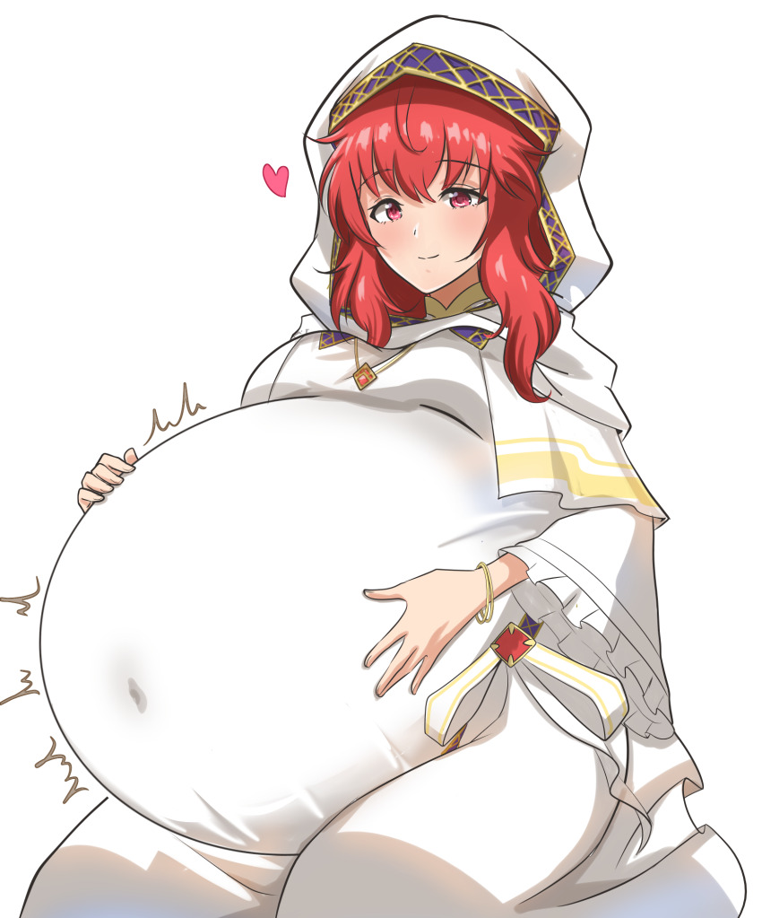 2girls, akane_manpuku, big_belly, fire_emblem, fire_emblem:_mystery_of_the_emblem, fire_emblem:_shadow_dragon, lena_(fire_emblem), multiple_girls