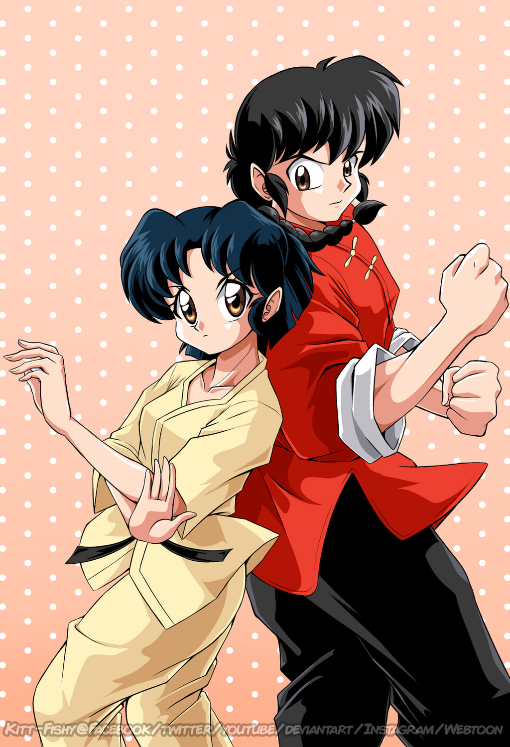 1boy, 1girl, black_hair, blue_hair, braid, brown_eyes, chinese_clothes, closed_mouth