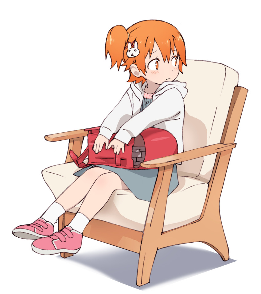 1girl, aged_down, armchair, bag, chair, female_focus, highres, inami_mahiru